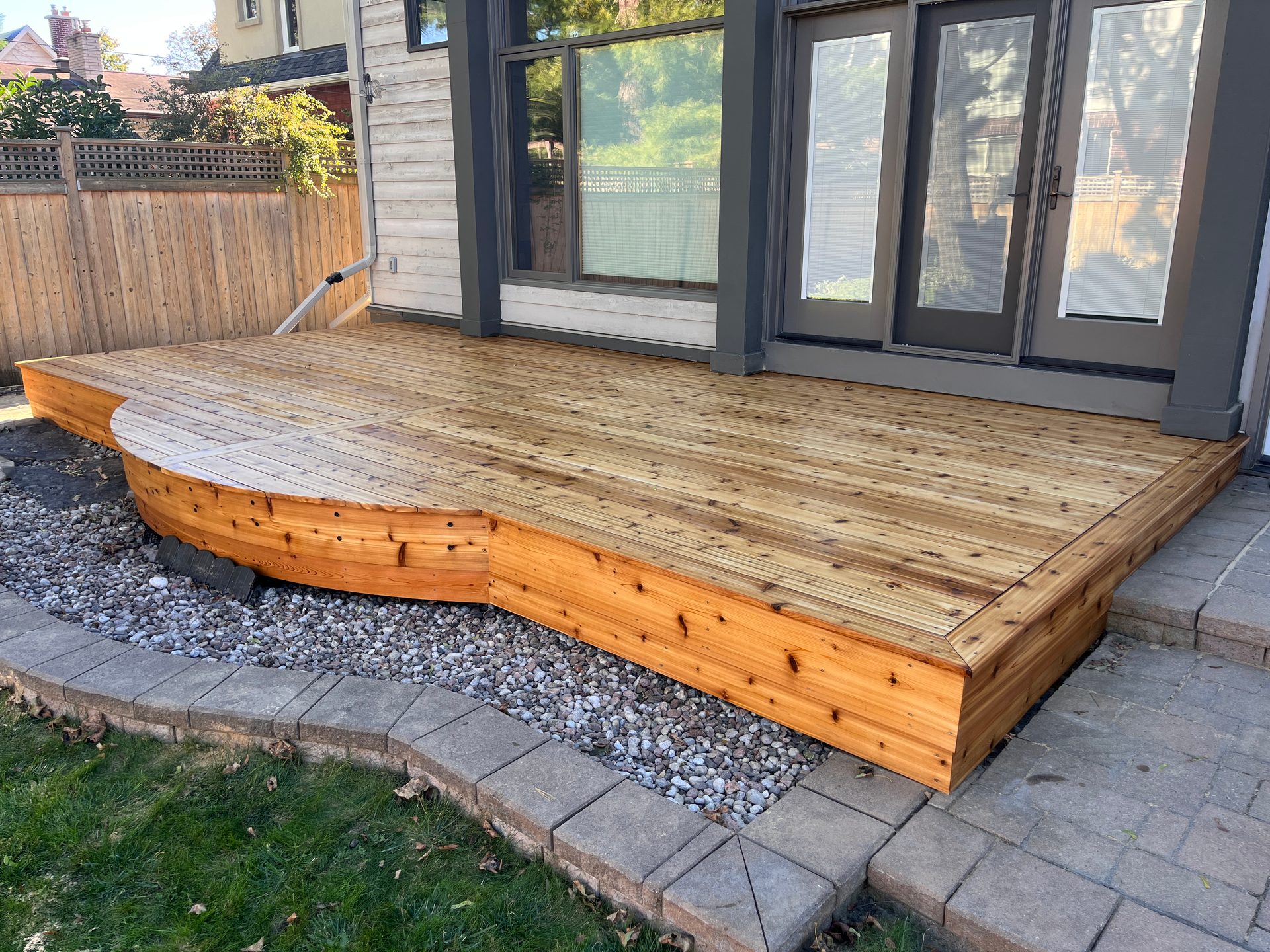 Fence and deck post replacement, Queensway Terrace North