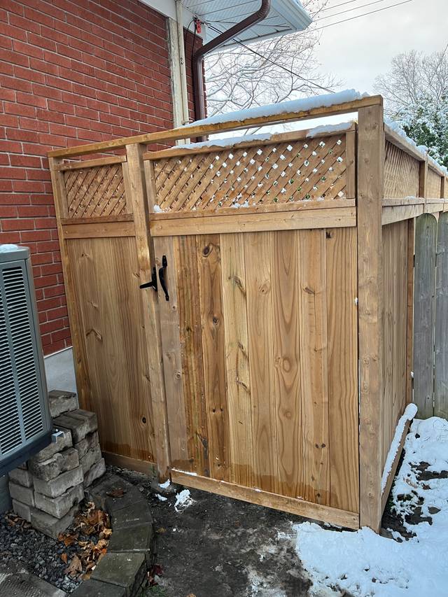 Fence and shed foundation