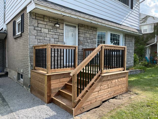 Front deck