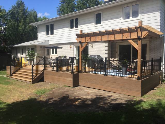 Deck and pergola