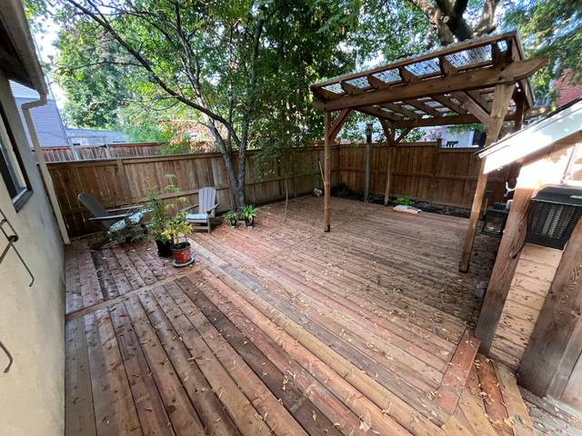 Deck and pergola