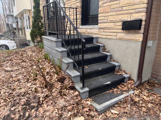 Before, Front porch and retaining wall