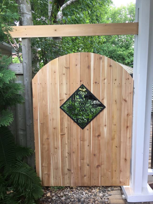 Arched Cedar Gate