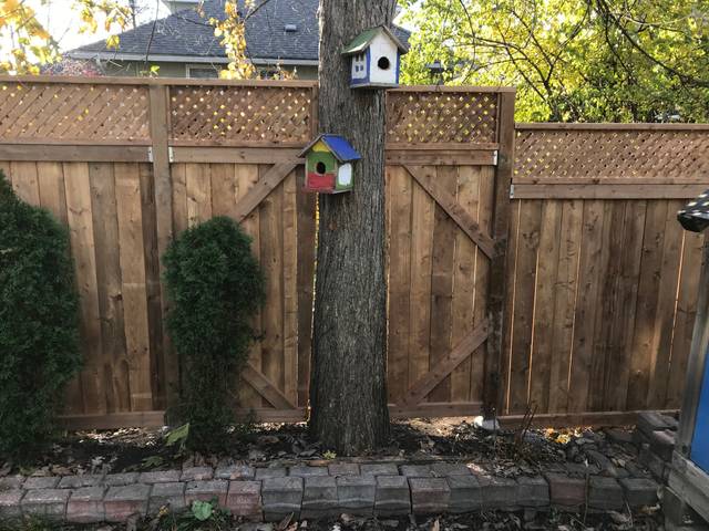 Fence and retaining wall