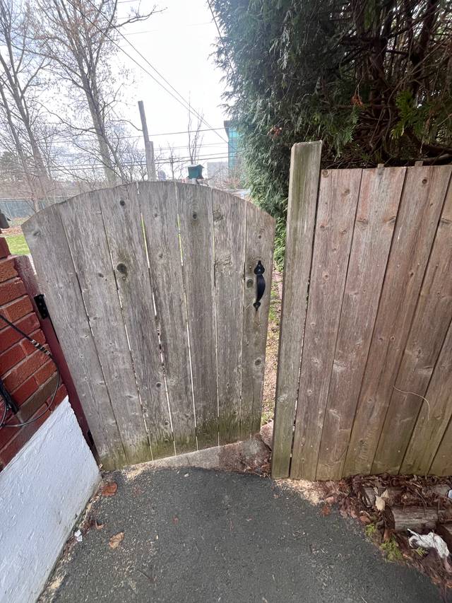 Before, Deck and fence repairs